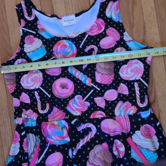 CowCow Womens Sweet Treats Sleeveless Skater Dress Size 2XL - Picture 5 of 6